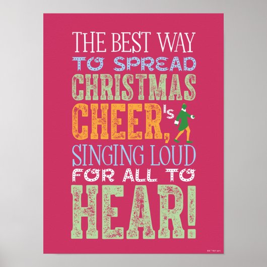 Buddy the Elf | Weihnachts-Chef-Angebot Poster (Vorne)