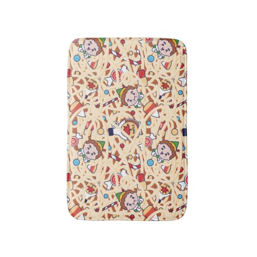 Buddy the Elf | Weihnachts-Chef-Muster Badematte (Vorderseite Vertikal)