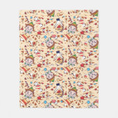 Buddy the Elf | Weihnachts-Chef-Muster Fleecedecke (Vorderseite)