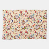 Buddy the Elf | Weihnachts-Chef-Muster Geschirrtuch (Horizontal)