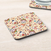 Buddy the Elf | Weihnachts-Chef-Muster Getränkeuntersetzer (Linke Seite)