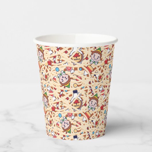 Buddy the Elf | Weihnachts-Chef-Muster Pappbecher (Links)