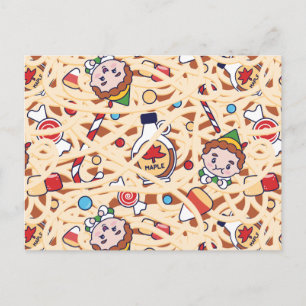 Buddy the Elf   Weihnachts-Chef-Muster Postkarte