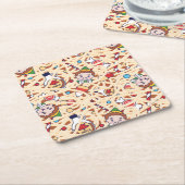 Buddy the Elf | Weihnachts-Chef-Muster Rechteckiger Pappuntersetzer (angewinkelt)