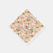 Buddy the Elf | Weihnachts-Chef-Muster Serviette (Ecke)