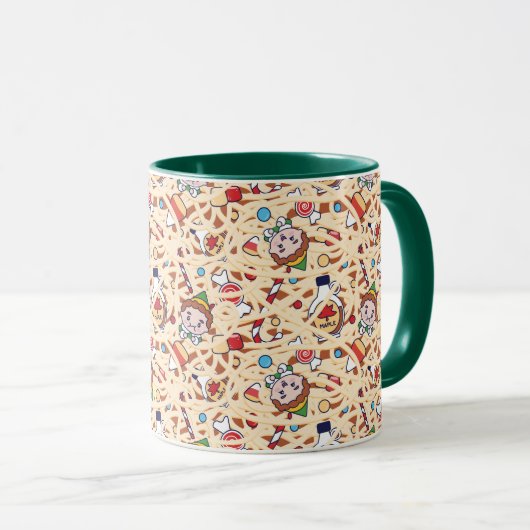 Buddy the Elf | Weihnachts-Chef-Muster Tasse (VorderseiteRechts)