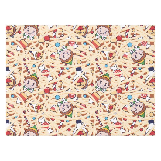 Buddy the Elf | Weihnachts-Chef-Muster Tischdecke (Vorderseite (Horizontal))