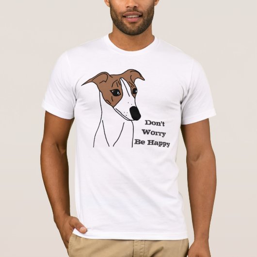 Buddy the Whippet T-Shirt (Vorderseite)