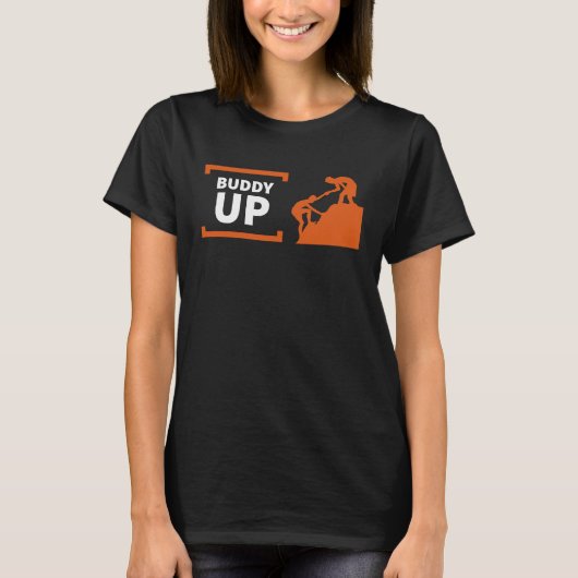 Buddy Up Hiking Climbing T-Shirt (Vorderseite)
