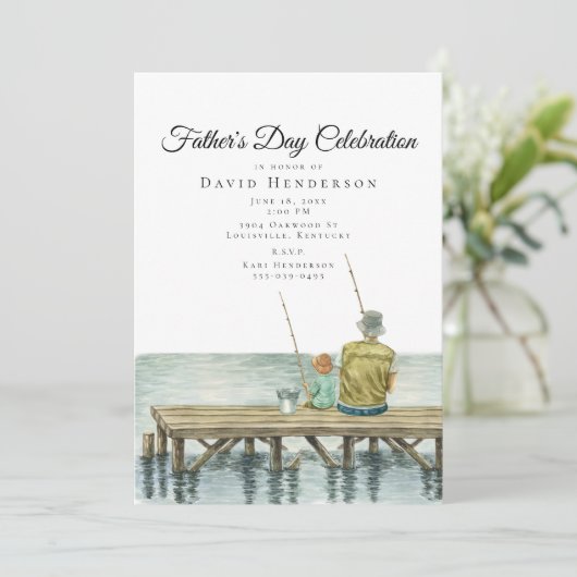 Buddy Vatertag Einladung (Stehend Vorderseite)