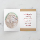 BuddySmilieBday-custom-any Anlass Karte (Innenseite)