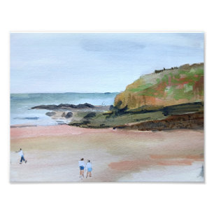 Bude Beach Cornwall Küstenklippen Fotodruck
