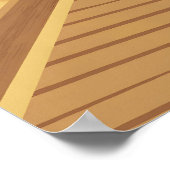 Bude Cornwall Reiseplakat Poster (Ecke)