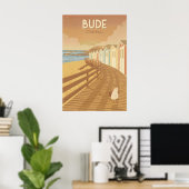 Bude Cornwall Reiseplakat Poster (Heimbüro)