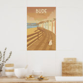 Bude Cornwall Travel Poster (Küche)