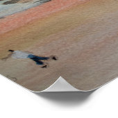 Bude Cornwall UK Küstenlandschaft Aquarell Poster (Ecke)