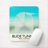 Bude Tunnel, Cornwall Parody Travel Poster Mousepad (Mit Mouse)