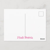 Budelli Pink Island Beach Postkarte (Rückseite)