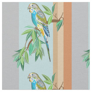 Budgerigar-Australischer Parkett Stoff