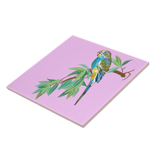 Budgerigar Fliese (Seite)