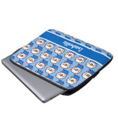 Budgerigar/Kobaltweibchen Laptopschutzhülle (Vorne Knopf)