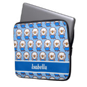 Budgerigar/Kobaltweibchen Laptopschutzhülle (Vorderseite Links)