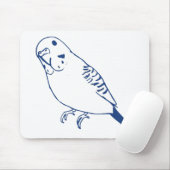Budgerigar Mousepad (Mit Mouse)