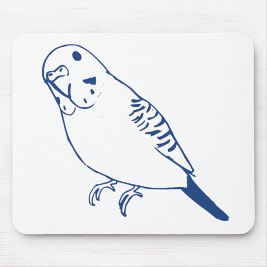 Budgerigar Mousepad (Vorne)
