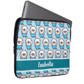 Budgerigar / Normal-Himmelblau Laptopschutzhülle (Vorne Rechts)
