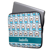 Budgerigar / Normal-Himmelblau Laptopschutzhülle (Vorderseite Links)