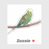 Budgerigar Parrot Aufkleber (Blatt)
