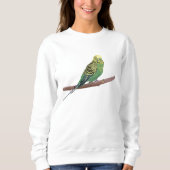 Budgerigar Parrot  Sweatshirt (Vorderseite)