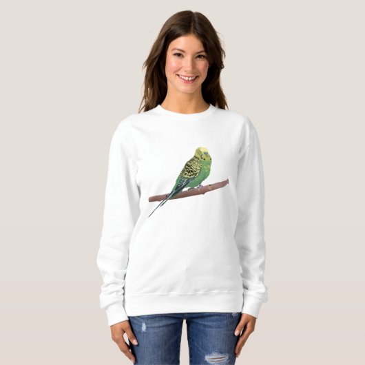 Budgerigar Parrot  Sweatshirt (Vorne ganz)