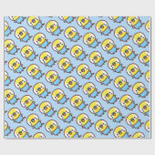 Budgerigar / Pastel rainbow male Geschenkpapier (Flach)