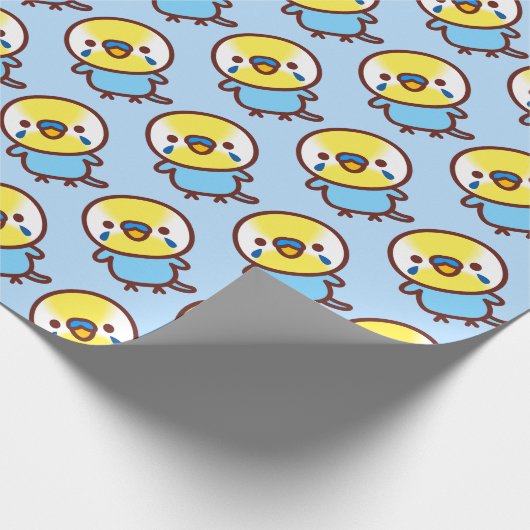 Budgerigar / Pastel rainbow male Geschenkpapier (Ecke)