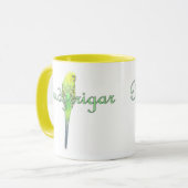 Budgerigar-Tasse Tasse (Vorderseite Links)