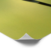 Budgerigars auf einem Seil Poster (Ecke)