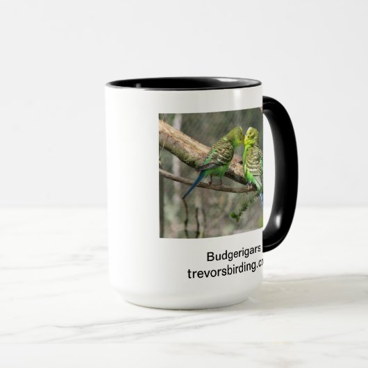 Budgerigars Tasse (VorderseiteRechts)