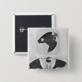 Budgerigars, vom Vallardi Album Button (Vorne & Hinten)