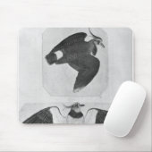 Budgerigars, vom Vallardi Album Mousepad (Mit Mouse)