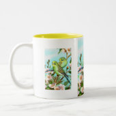 Budgerigars Zweifarbige Tasse (Links)
