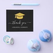 Budget 2022 Abschluss Danke Black Gold Flyer (Einzeln)