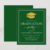 Budget 2022 Graduation Party Green Gold (Vorne/Hinten)