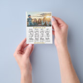 Budget 2023 Kalender Modern Gold Script Foto Card Flyer (Gruppe)