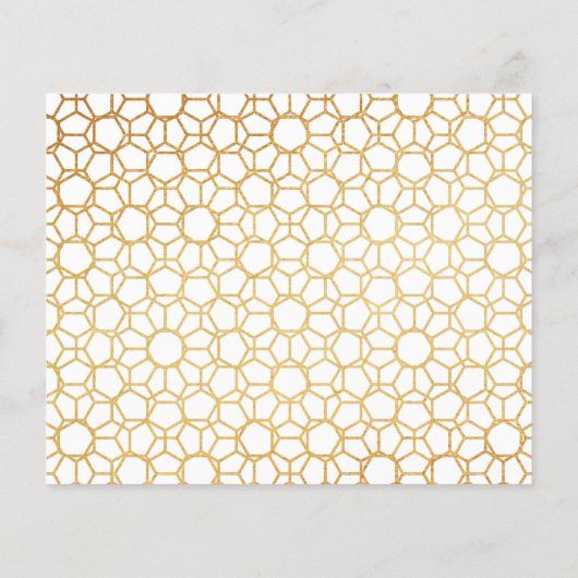 Budget 2023 Moderne Gold Script Foto Calendar Card (Rückseite)