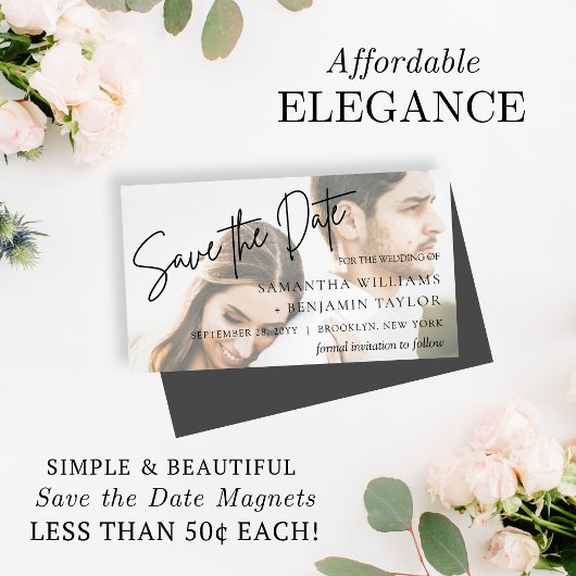 Budget 25 Speichern Sie den Termin für den Kaufver Magnetische Visitenkarte