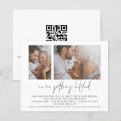 Budget 2 Foto Ersticken von QR-Code Hochzeit (Vorne/Hinten)