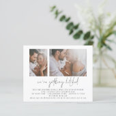 Budget 2 Foto Ersticken von QR-Code Hochzeit (Stehend Vorderseite)