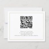 Budget 2 Foto Gold Border Wedding Save the Date (Rückseite)