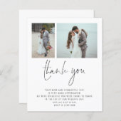 Budget 2 Foto QR Code Hochzeit Vielen Dank (Vorne/Hinten)